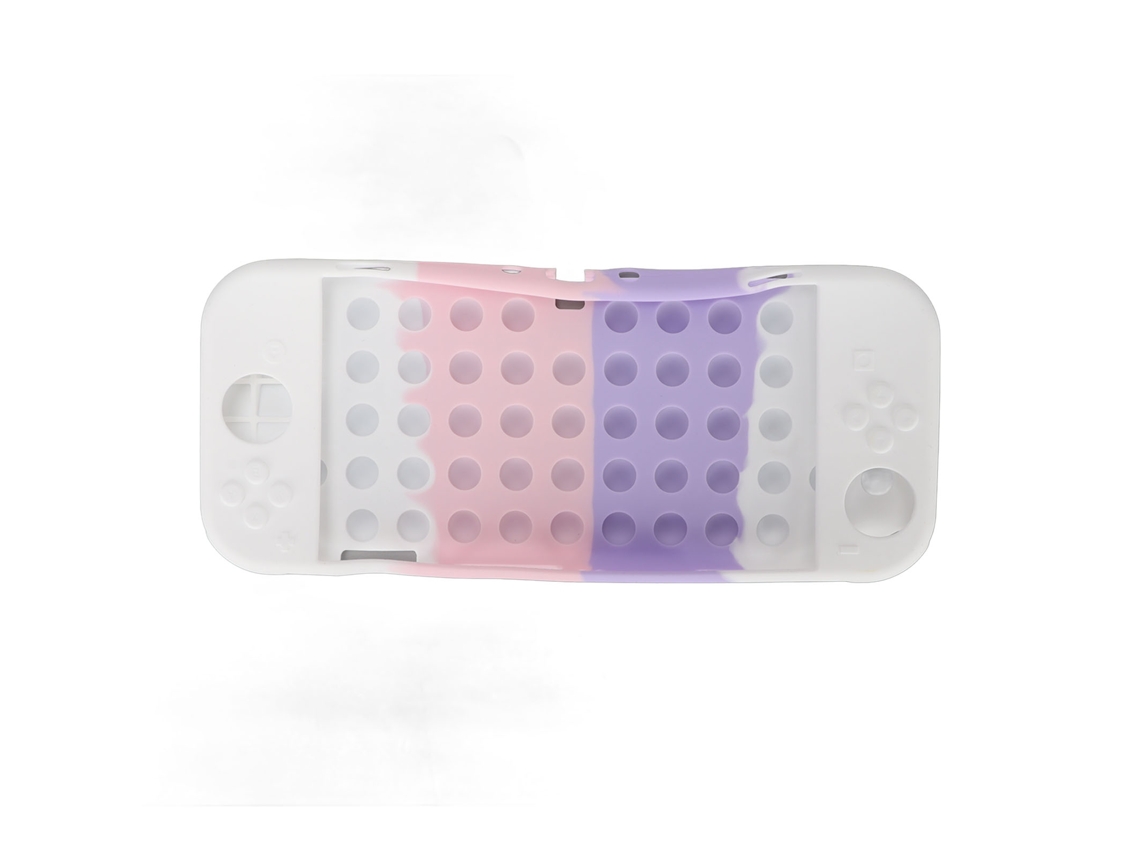 Capa de Silicone resistente para Switch OLED com cores branco, roxo, rosa EOOCOO