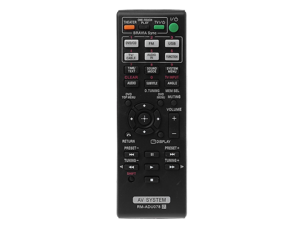 Sistema Av de Controle Remoto Rm-Adu078 para Sony Dav-Tz710 Hbd-Dz170 Hbd-Dz171 ALLINLESS