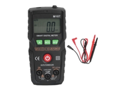 Lurelia Multímetro Digital, 20 A, Alcance Automático, Luz De Fundo, Temperatura Para Tensão, Corrente E Resistência Ref. 373
