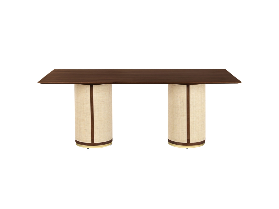 Mesa de Jantar em Fibra Natural de Manga ALEXANDRA HOUSE LIVING (200x100x76cm)