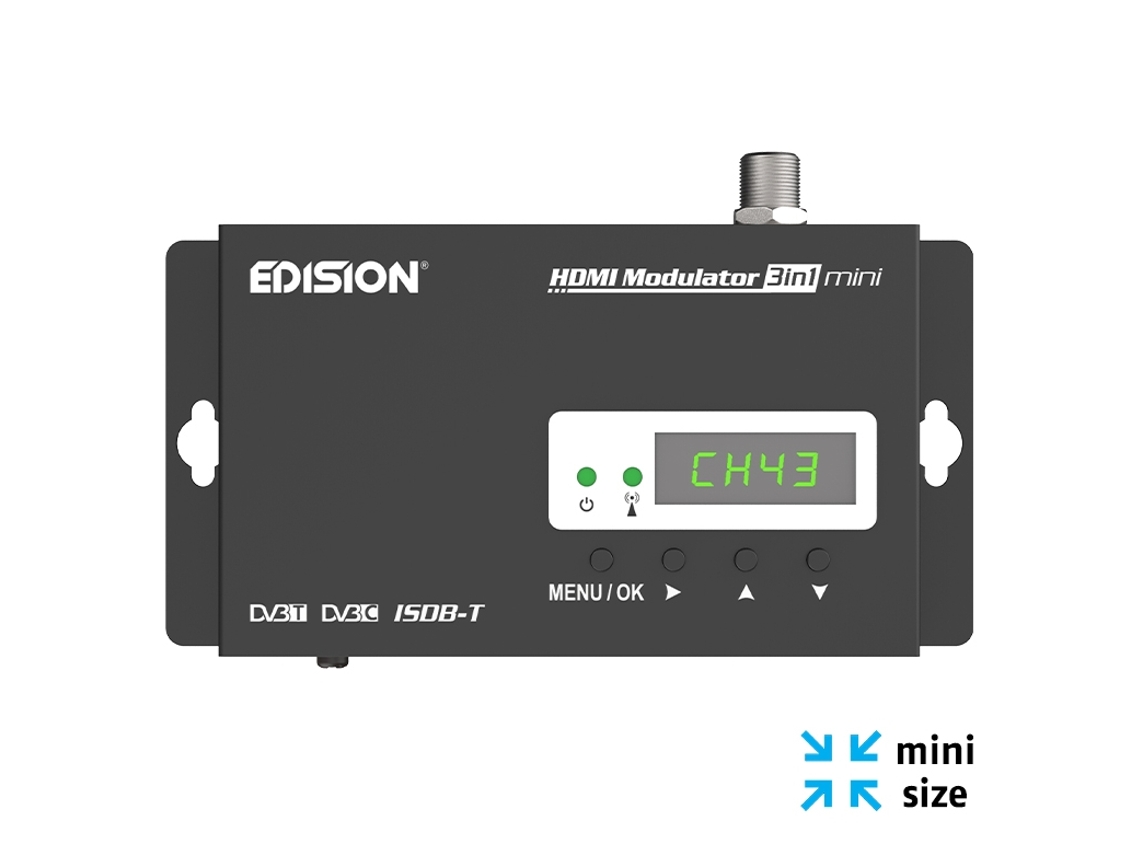 Edision Modulador Hdmi 3in1 Mini