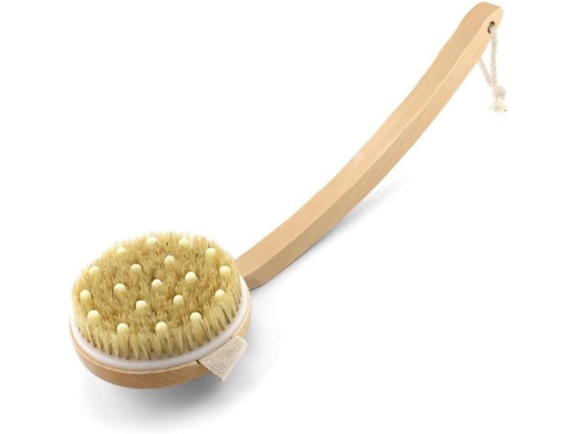 Lurelia Acessório De Duche Com Escova De Massagem Corporal, Com Argola E Massagem Suave, Uso Diário