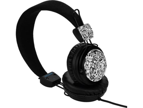 Auscultadores com Fio CO:CAINE City Beat (On Ear - Preto)