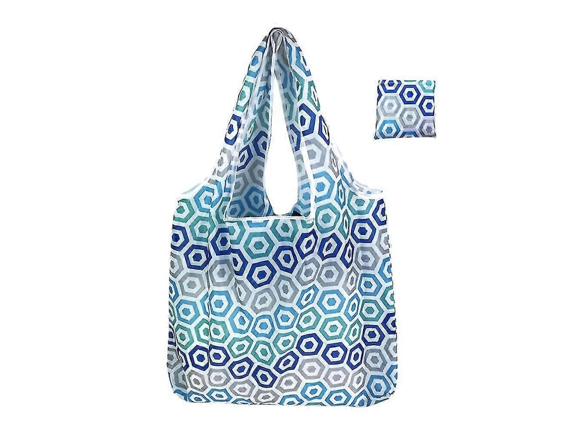Sacola de Compras Grande, Reutilizável, Ecológica, para Compras, para Guardar Brinquedos de Praia, Bolsa de Ombro, Sacola Dobrável. GOKOCO