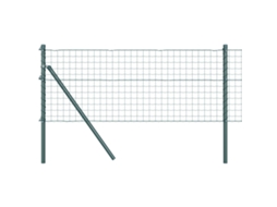 Conjunto 1 Cerca Externa Vidaxl Verde Aço (25 X 0,6 M)
