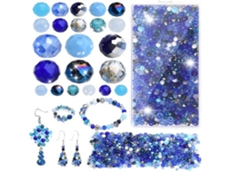 Kralen Para Braceletes, 1020 Unidades Polido A Pelo De Vidro Facetado 4mm 6mm 8mm Para Adornos De Auto-aplicação, Cristais Duros De Kralen Para Bracel
