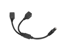 HURRISE Rj45 Adaptador Ethernet Cabo Rj45 Adaptador Ethernet Função de Extensão Computador Rj45 Splitter Adapter Pack
