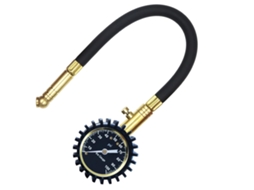 Medidor de pressão de pneus preciso, feito de cobre e alumínio, para carros, com indicador.