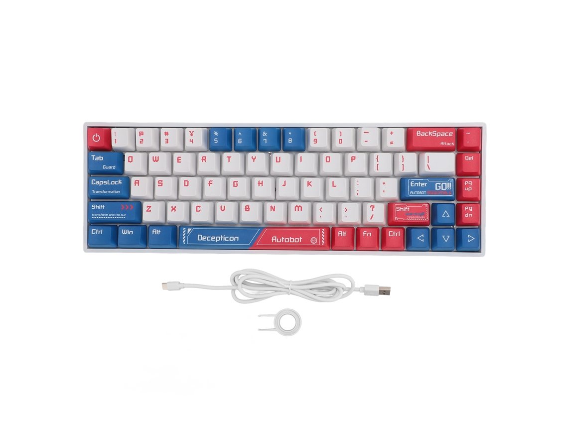 Omni-2026novoteclado Mecânico 60% Chave 68 Com Switch Azul E Rgb