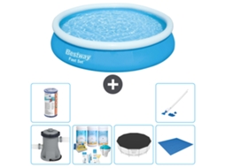 Bestway Piscina Bestway Fast Set Redonda - 366x76 Cm - 7-peças S21432