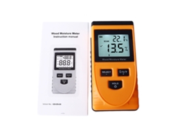 Medidor de Umidade de Madeira Wt630, Sem Pinos, Indução Digital, 8 Níveis, Detector de Umidade | S/MARCA