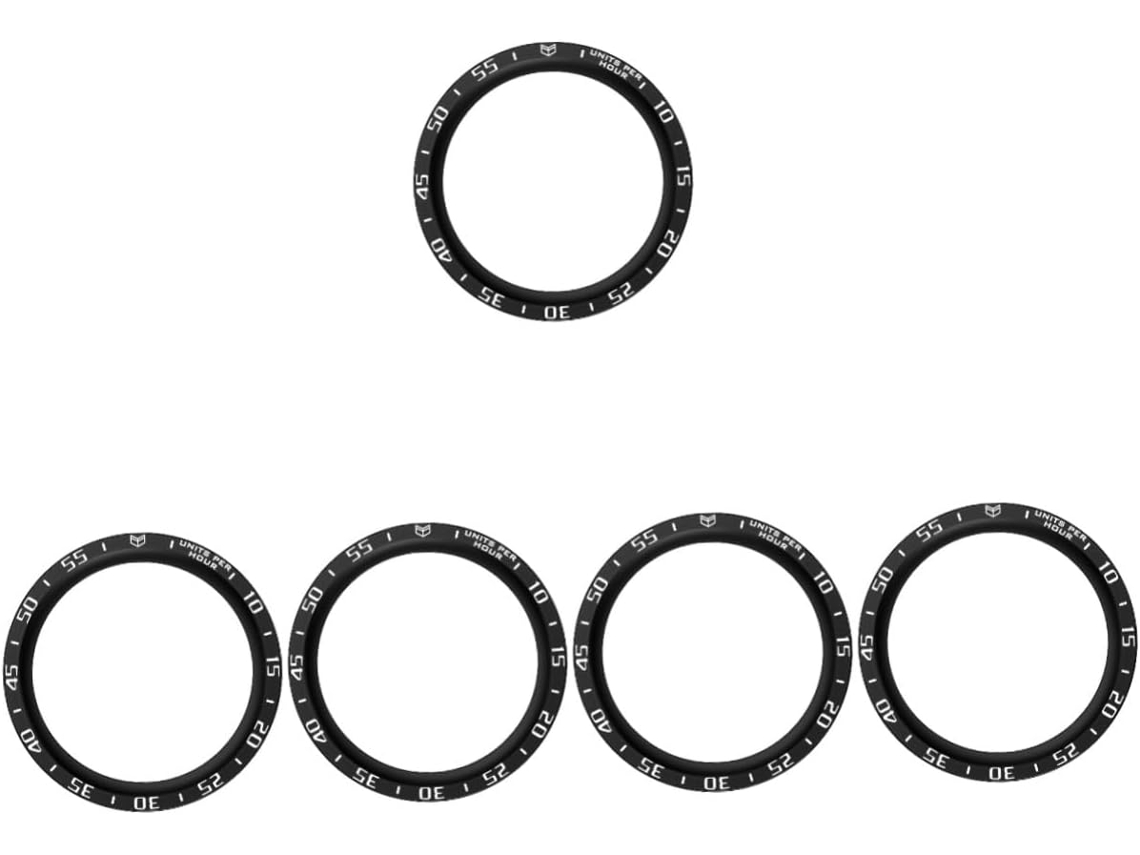 Conjunto De 5 Anéis Proteção Para Moldura Relógio, Compatíveis Com