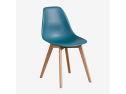 Cadeira de Jantar SKLUM Brich Scand (Azul - Polipropileno - 85 x 46 x 53 cm)