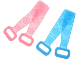 Lurelia Escova De Silicone Para Costas E Corpo, Silicone Macio, Com Argola E Massagem Suave