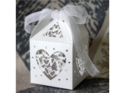 50 caixas de lembrancinhas de casamento (brancas) FOXNOVO
