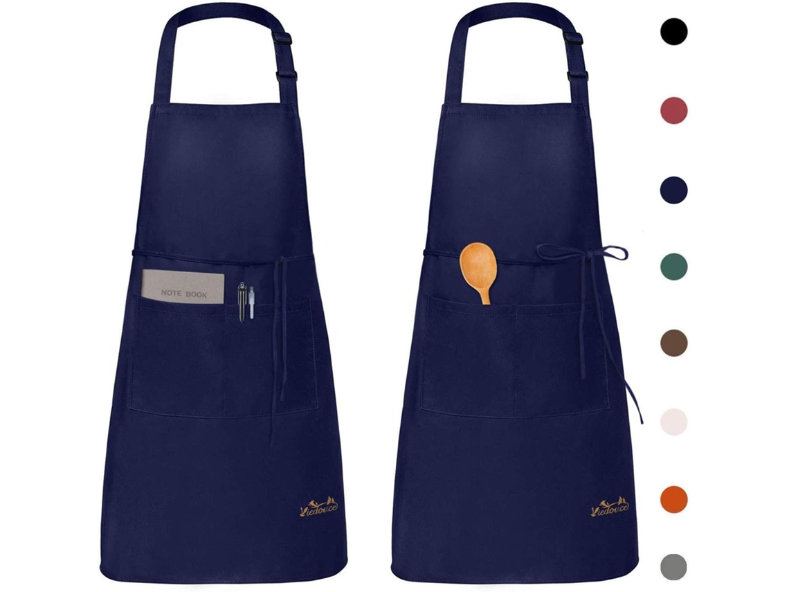 Aventais Impermeáveis Macios Com Bolsos