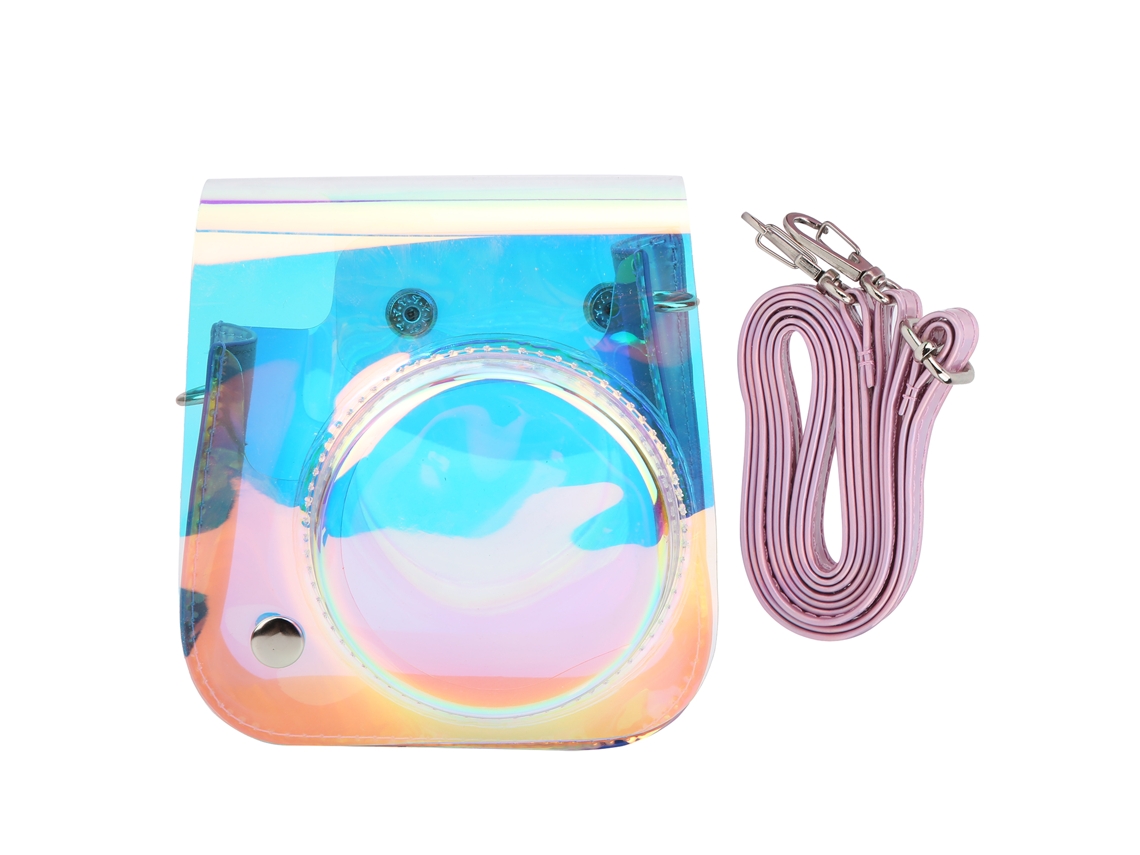 Funda Transparente Para Cámara Fujifilm Instax Mini 11/9/8, Bolsa Bandolera De Pvc Para Cámara Mini