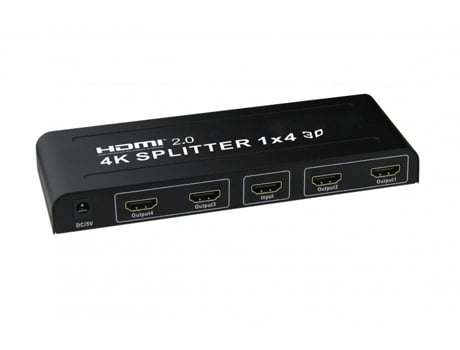 Splitter 1X4 com Soporte a 4K 3D e Hdmi 2.0 YATEK Yk-0104-2