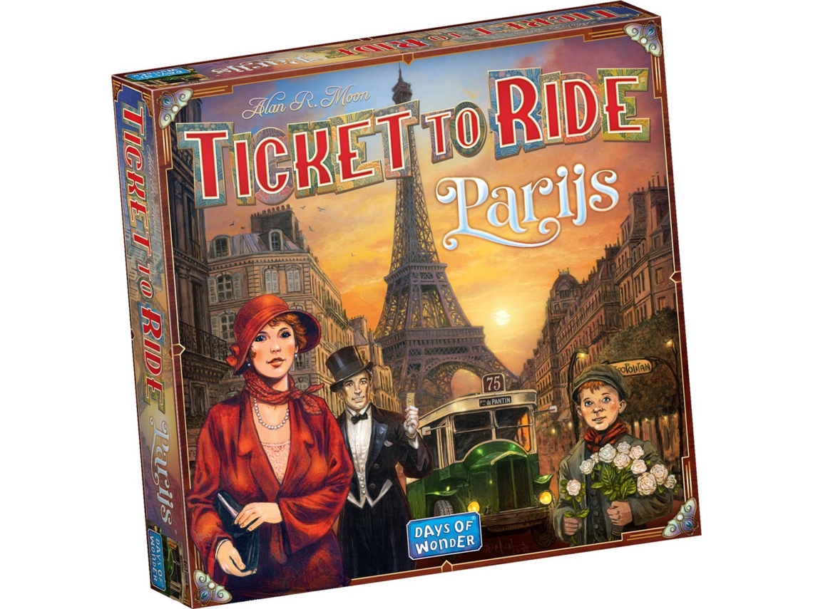 Ticket To Ride Paris Estratégia E Diversão Para Toda A Família Em Um Jogo De Tabuleiro. Days Of Wonder