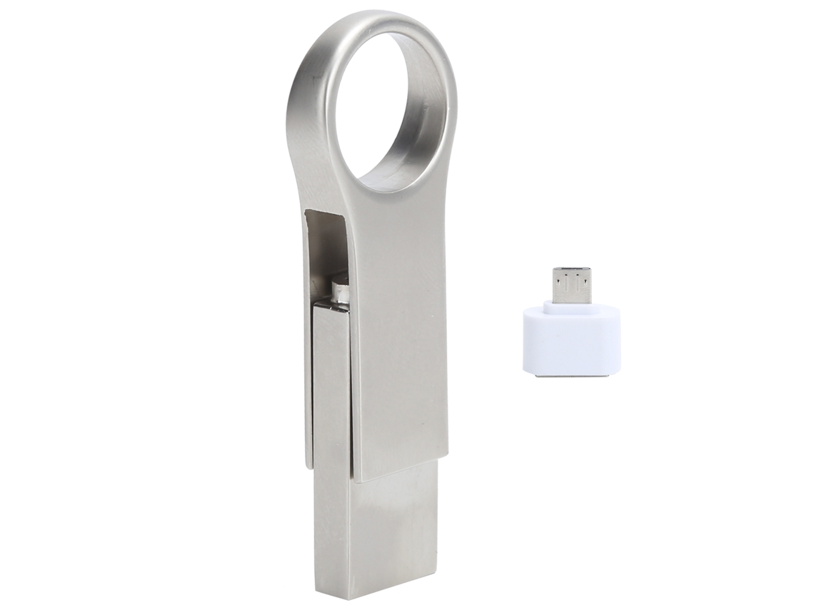 Pen Drive Chaveiro Triplo LAXISCREED Otg Android