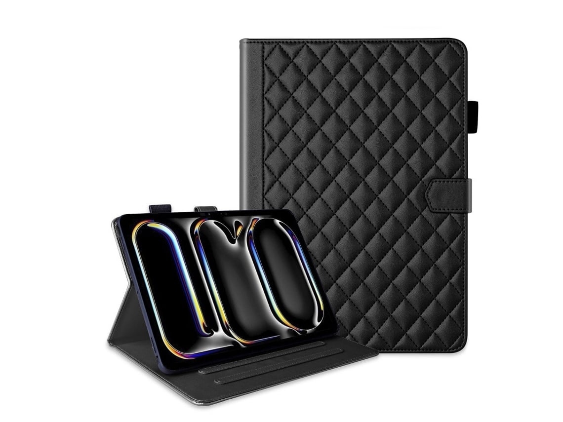 Capa Para Tablet Lurelia, Para Samsung Galaxy Tab S6 Lite 2024/p610 Pequeno Em Formato De Diamante, Preto, Fixação Magnética