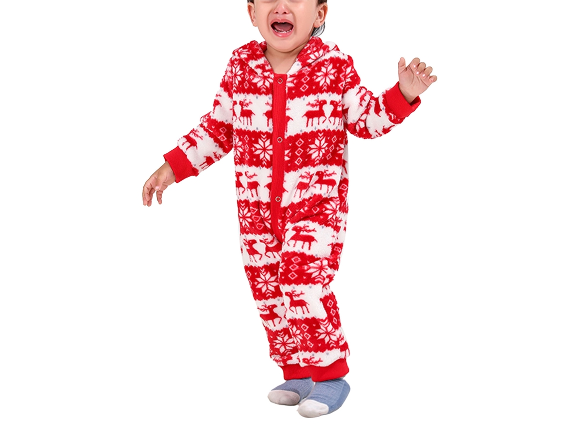 Laxiscreed Pijamas De Natal Para Família Com Estampas De Desenho Animado E Listras, Manga Longa