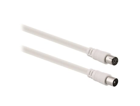 Cabo De Antena Coaxial - T Nb - 1,5m - M/f - Branco - Garantia De 2 Anos