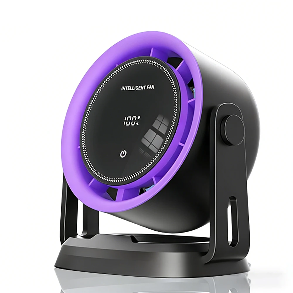 (cinza) Ventilador De Mesa, 100 Velocidades, Ventilador De Mesa Para Montagem Na Parede, Ultrassilencioso.
