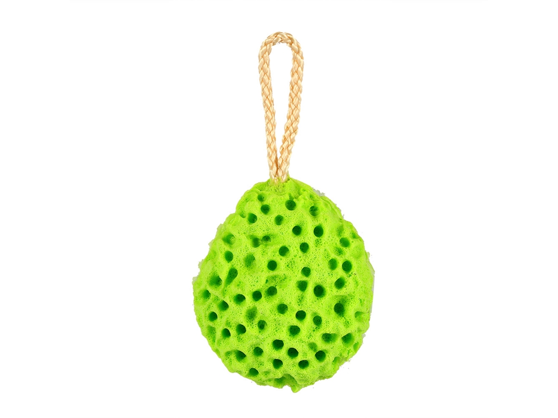 Bola De Banho De Esponja Macia 4 Cores (verde) - Madeira De Poliuretano Hidrofílico