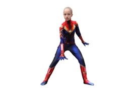 Traje de Cosplay Do Capitão Marvel dos Heróis Da Marvel 130