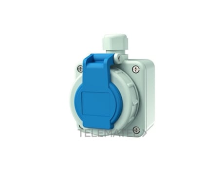 10863 / 16a2pe 230v Schuko Base Mural I