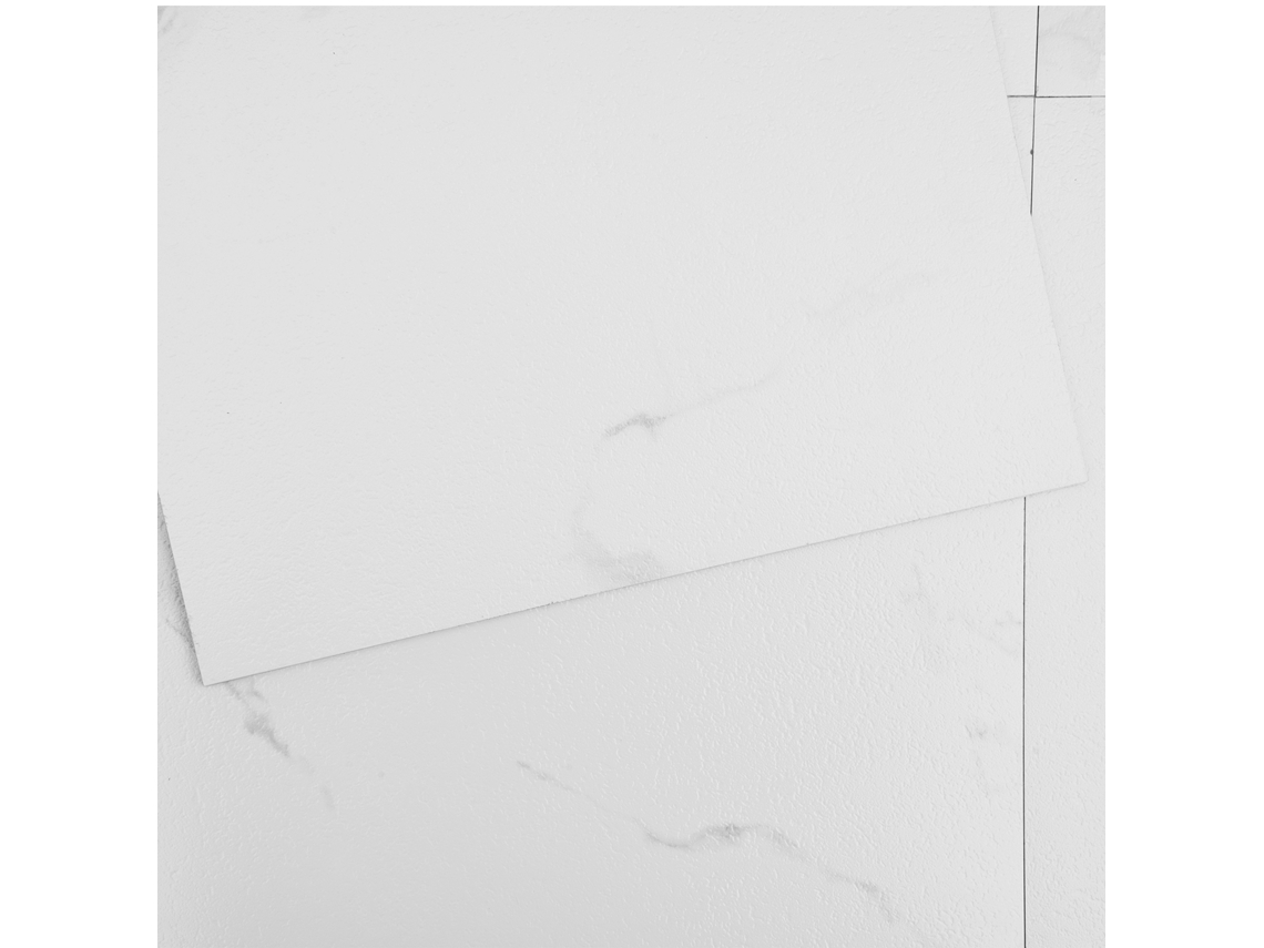 VEVOR 12Inch X 12Inch Ladrilhos de Piso de Vinil Autoadesivos 50 Pcs Mármore Branco de Espessura de 1 5 Mm