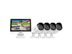 Câmera De Segurança, Resolução De 8mp, Visão Noturna De Até 30 Metros, 4pcs 3mp Câmeras