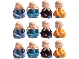 Conjunto de 3 Bonecas de Resina para Decoração SFUSHOS