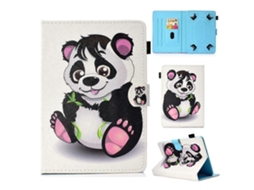 Capa de couro universal Webake com costura colorida para tablet