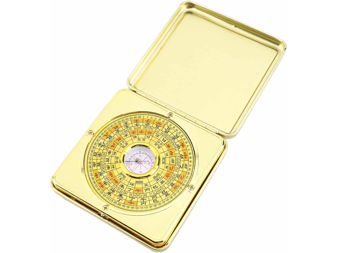 Bússola De Feng Shui Mavis Laven Luo Pan Em Ferro Com Tampa