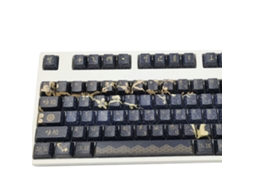 Lurelia Keycaps Conjunto Completo Tema Dawns Sublimação Cores Pbt 108 Teclas Para Teclado Mecânico