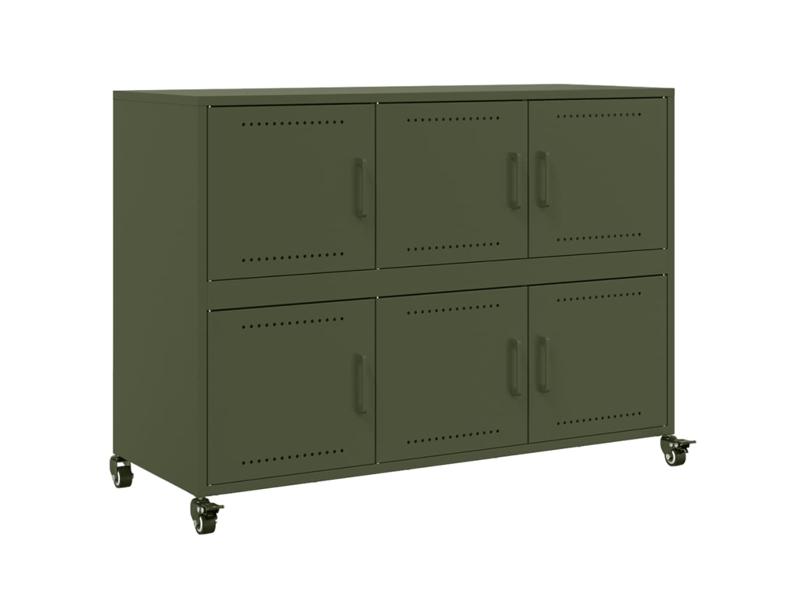 Sideboard, Sideboards Vidaxl Verde Aço (n/a)