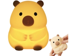 Luminária Noturna De Animais Recarregável Com 3 Níveis Brilho, Abajur Decorativo Crianças, Meninas E Adultos, Ideal