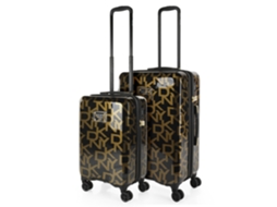 Conjunto de Malas DKNY DKNY-626D Deco Signature Pretoouro Pc Case Set 44X68X27 5 Cm 69L
