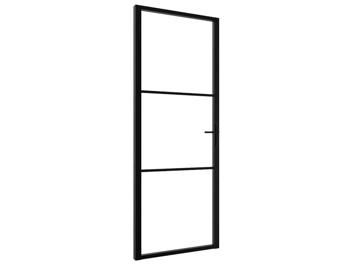 Interior Door, Interior Doors Vidaxl Preto Vidro (76 X 201.5 Cm)
