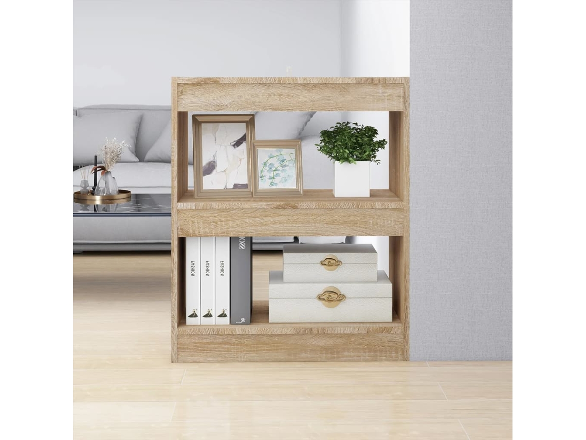 Vidaxl Estante/divisória 60x30x72 Cm Cor Carvalho Sonoma