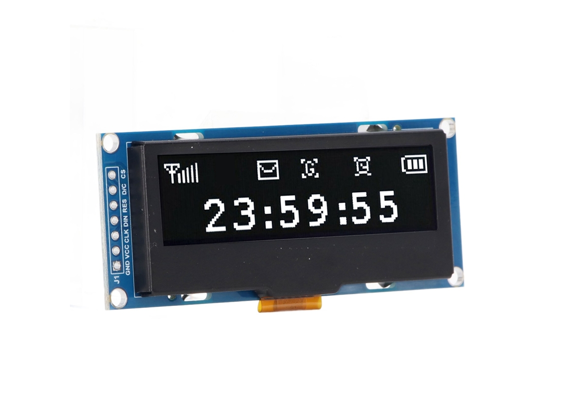 Módulo De Tela Oled 2.23 Polegadas 128x32 Ssd1305 Iicspi