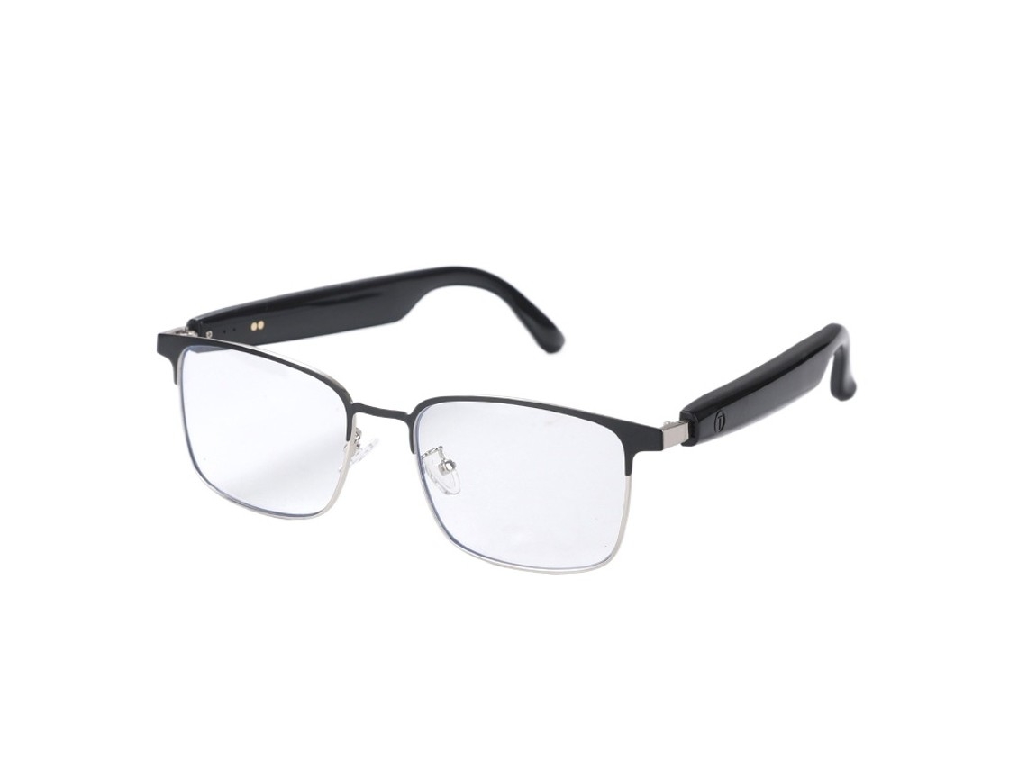 Óculos inteligentes GS06 com Bluetooth 5.3 e lentes com proteção UV.