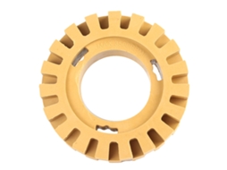 Rueda De Goma Zigzag 100mm 4in Para Polir E Lixar Sem Cabo Borrador
