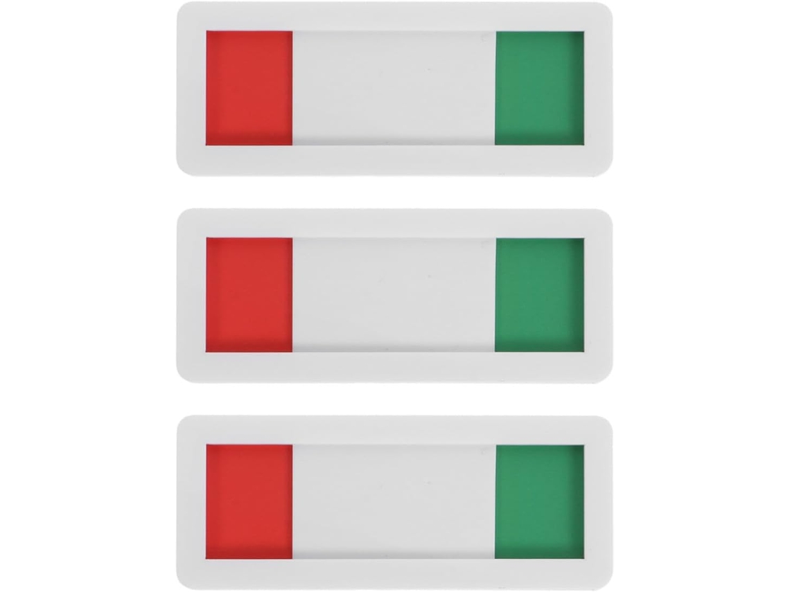 Galpada Indicator 3-porta Deslizante De Acrílico Para Privacidade, Com Mecanismo Deslizante, Ideal Para Escritórios