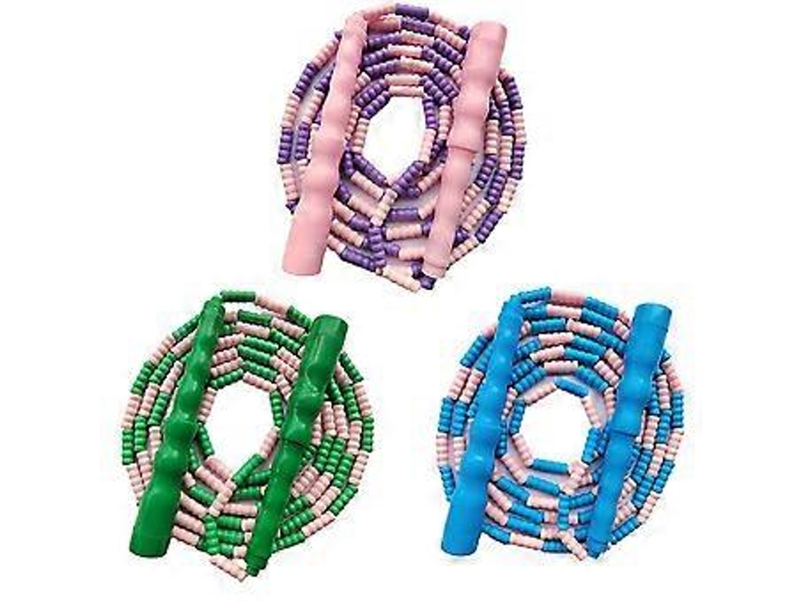 Corda De Pular Macia Com Contas, Comprimento Ajustável E Sem Emaranhados Para Entusiastas De Exercícios. Design Ergonômico Que Gar Aquaforge