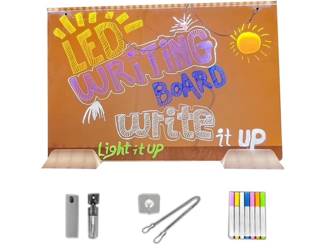 Quadro de Mensagens com LED de 7 Cores SFUSHOS