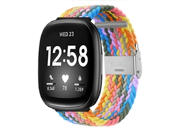 Bracelete Solo loop para Fitbit by Google Versa 3 Colorful
