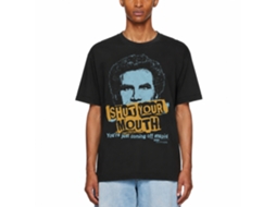 Rockinstone Step Brothers Movie Shut Your Mouth Black Adult T-shirt Size:xxl